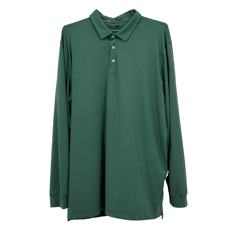 Southern Point Co Long Sleeve Polo Shirt Golf Classic 3XL Outdoors Green XXXL